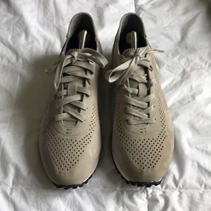 Greats The Rosen Suede Perforated Grey 9.5